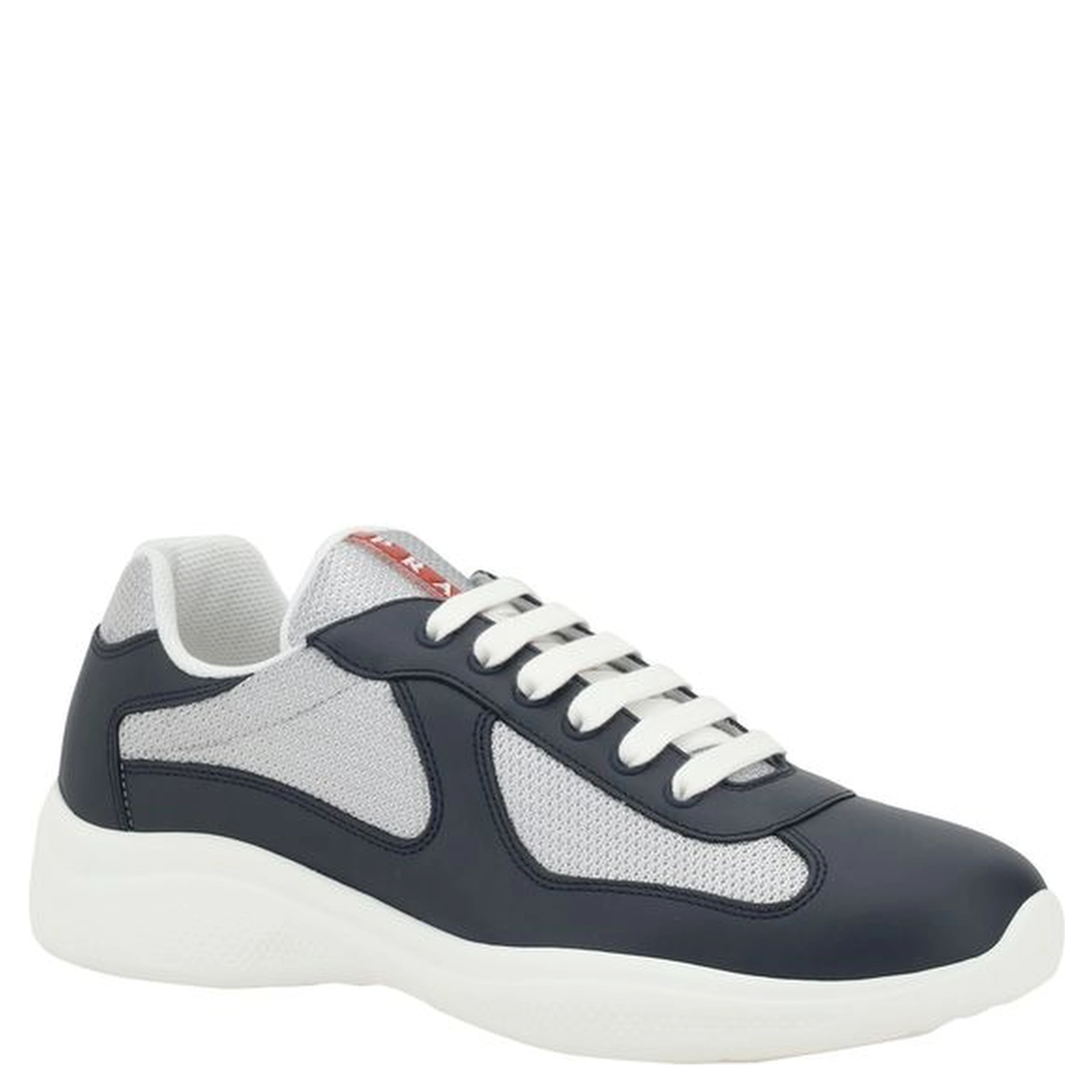 Blue Calf Leather Bos Taurus Athletic Sneakers