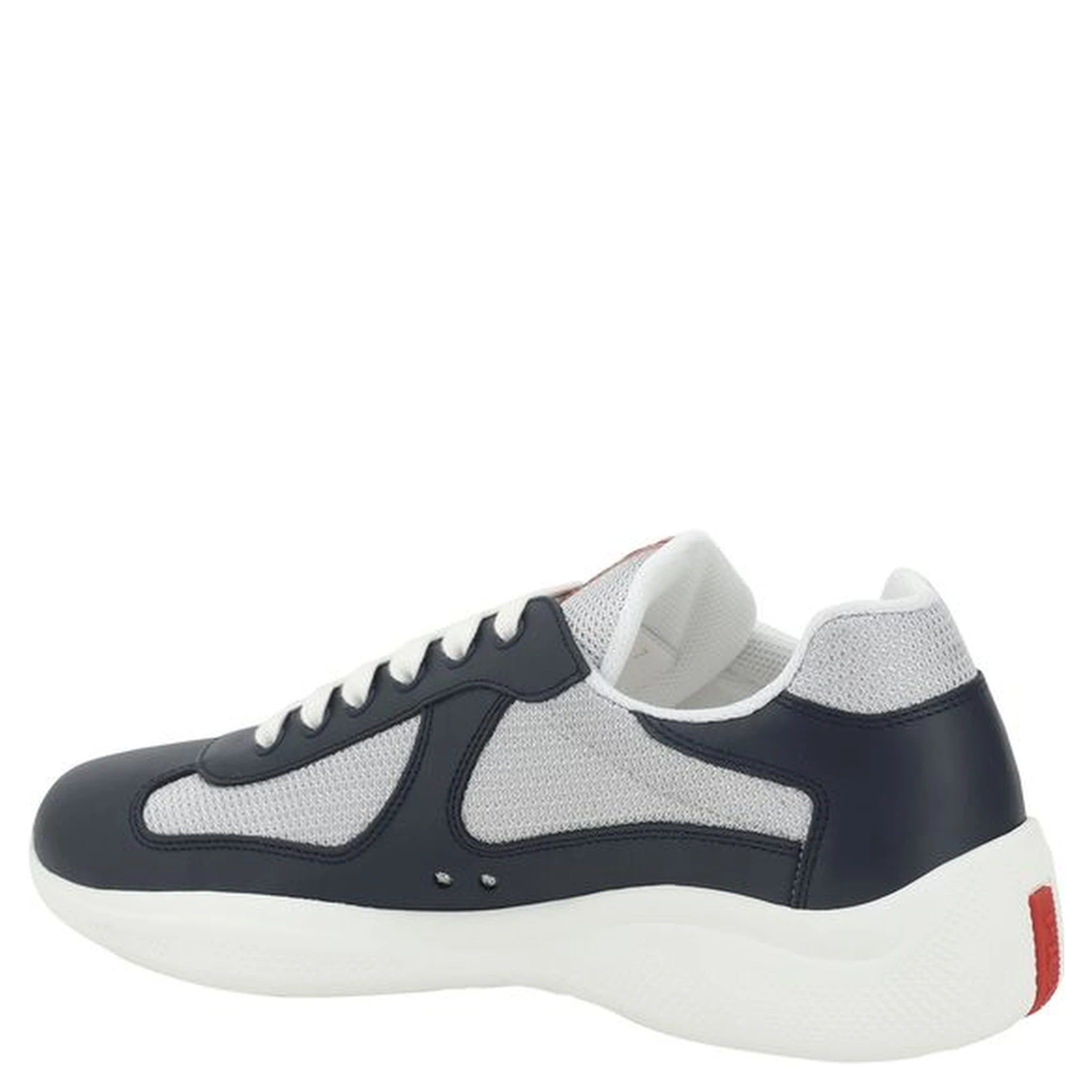Blue Calf Leather Bos Taurus Athletic Sneakers