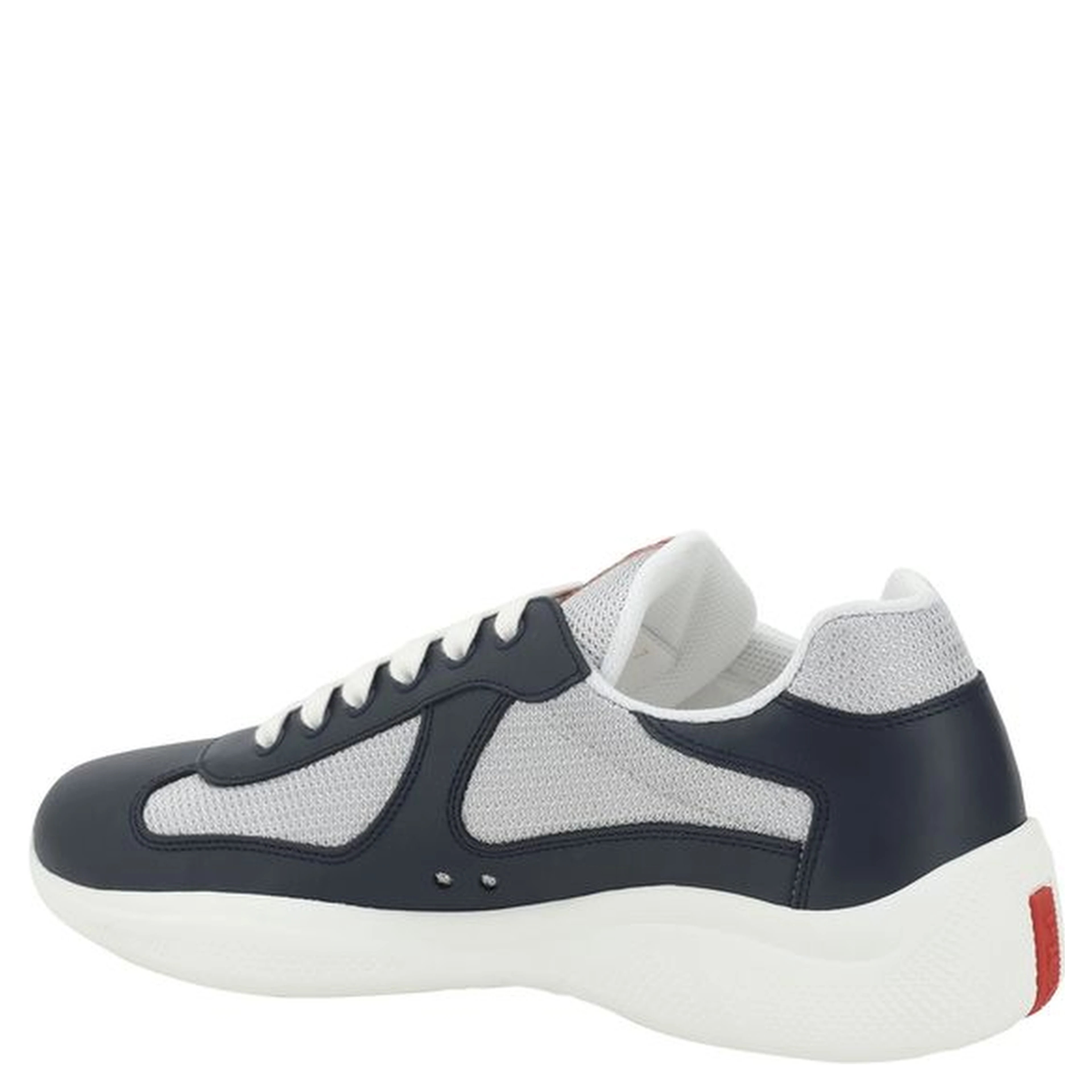 Blue Calf Leather Bos Taurus Athletic Sneakers