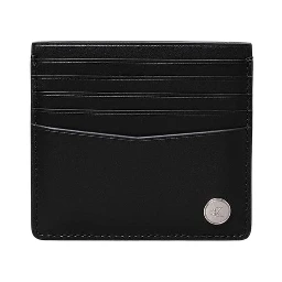 محفظة جلدية سوداء