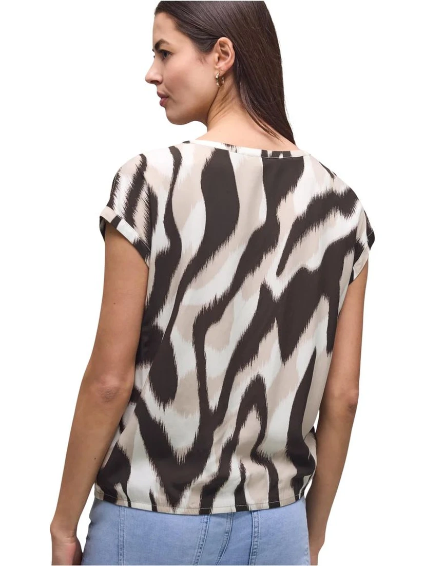 Brown Viscose Blouse