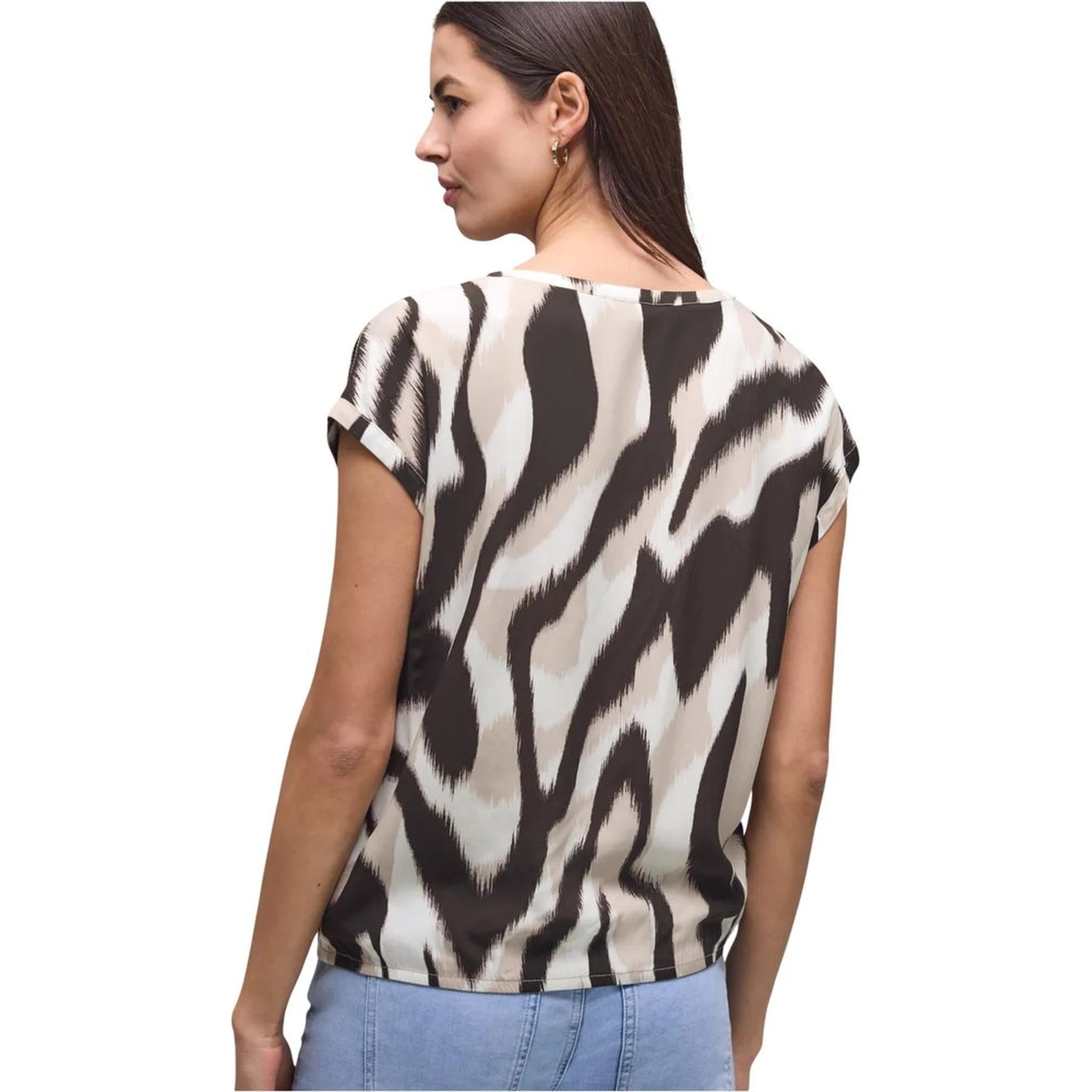 Brown Viscose Blouse