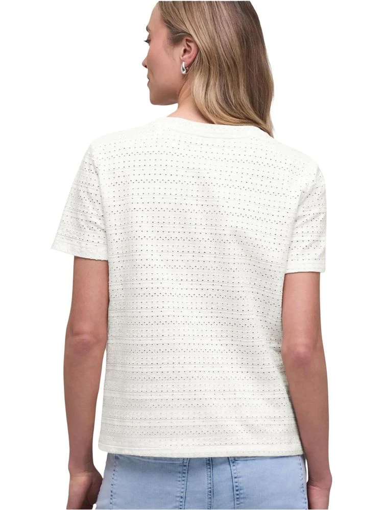 تيشيرت قطني كريمي اللون alternative