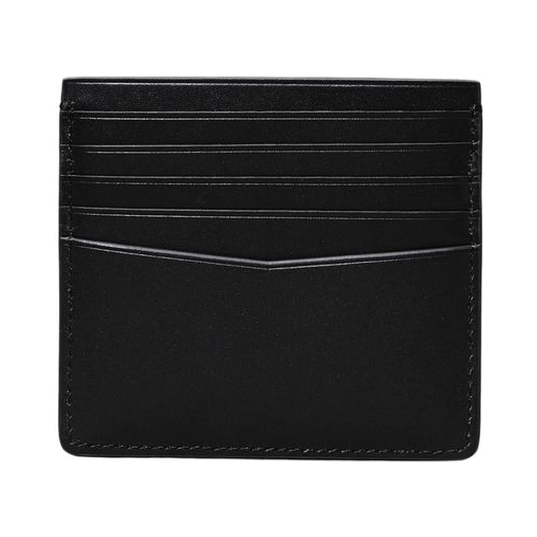 محفظة جلدية سوداء