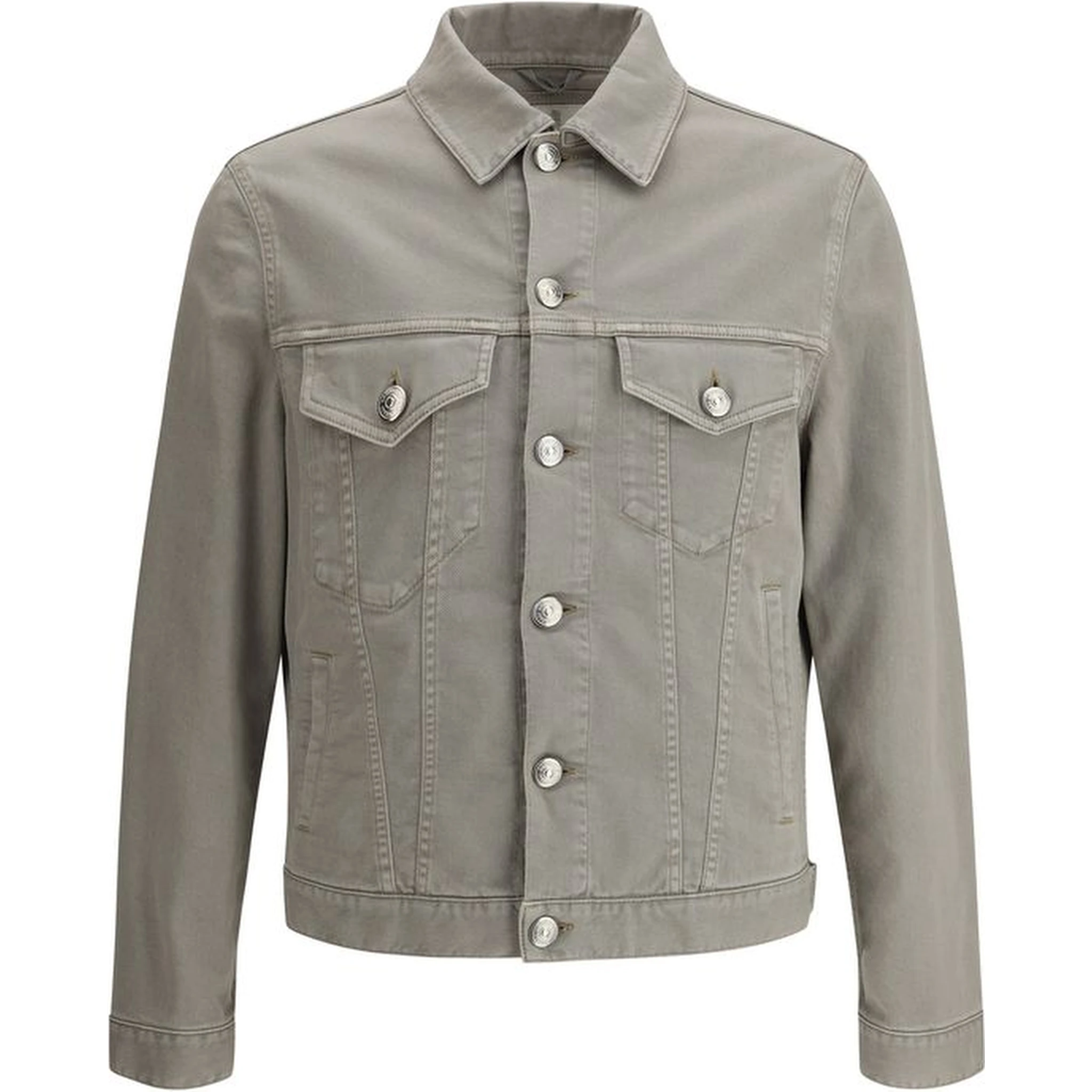 Bicolor Cotton Denim Jacket