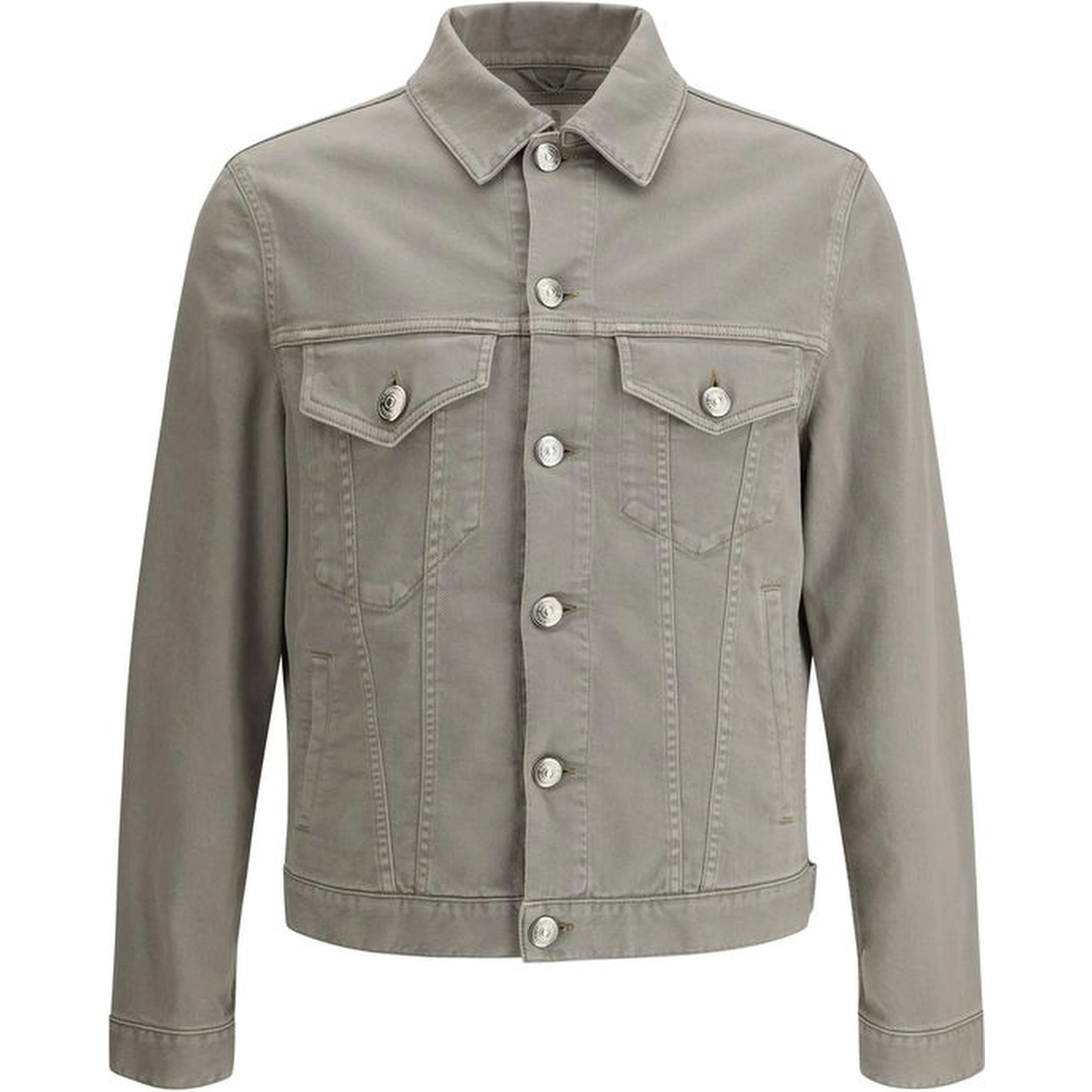 Bicolor Cotton Denim Jacket