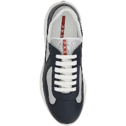 Blue Calf Leather Bos Taurus Athletic Sneakers