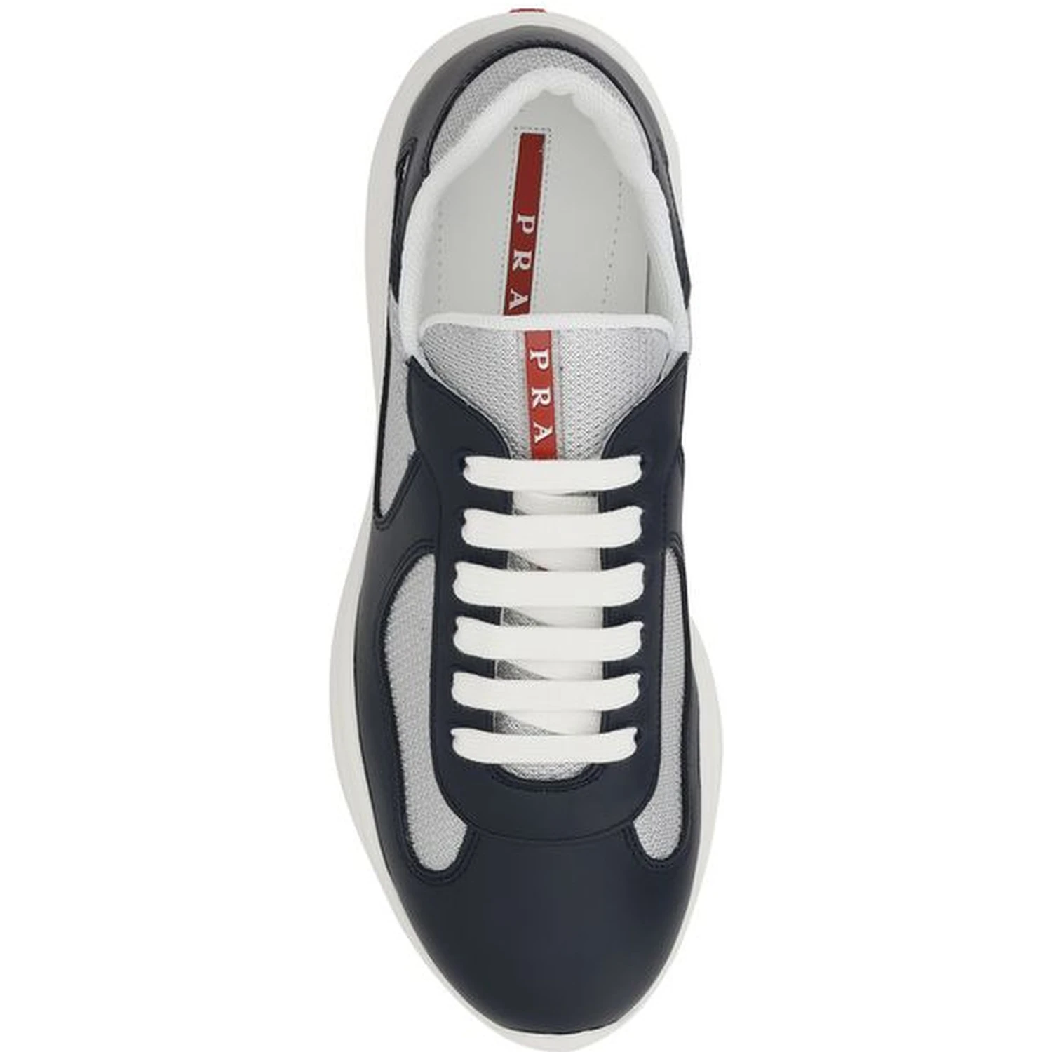 Blue Calf Leather Bos Taurus Athletic Sneakers