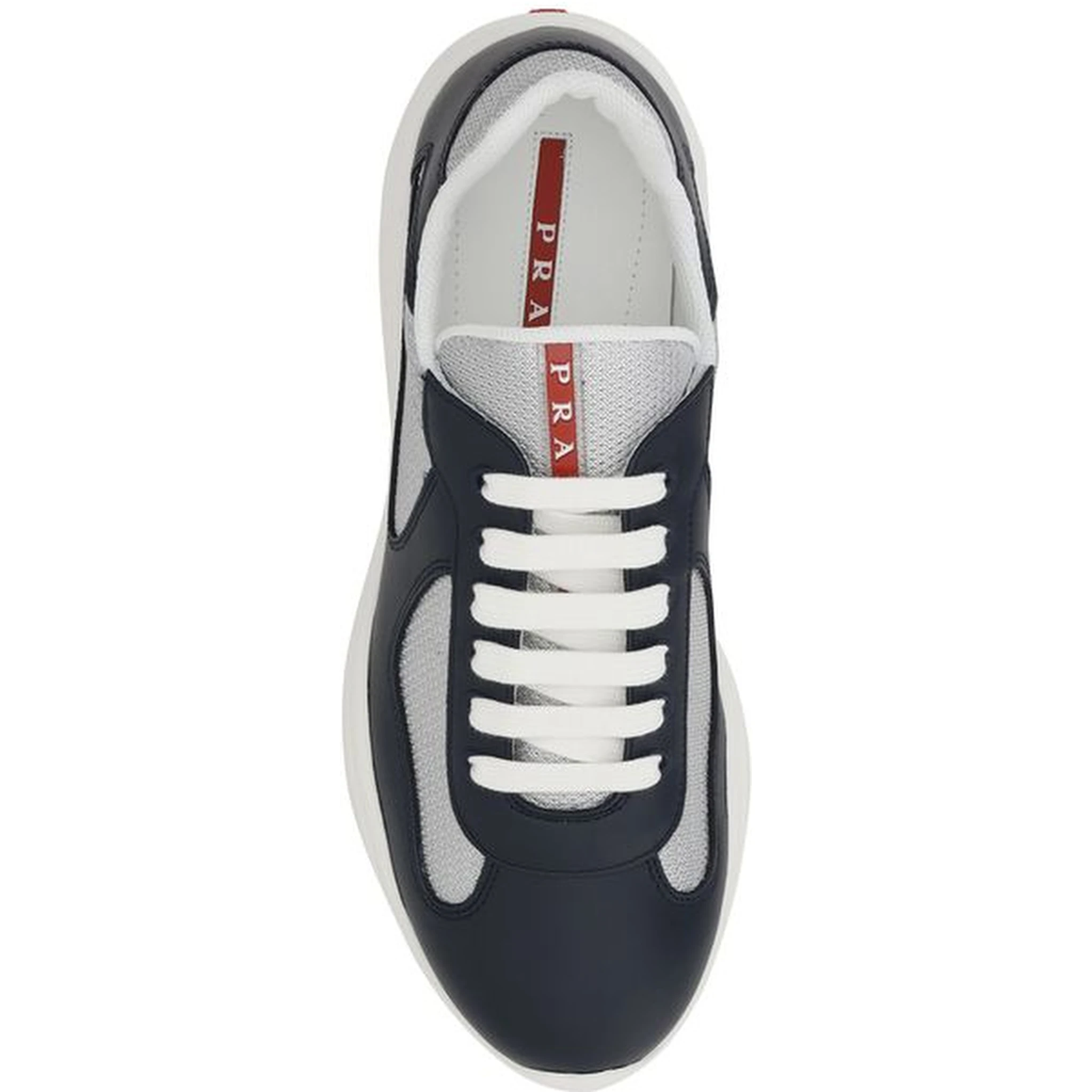 Blue Calf Leather Bos Taurus Athletic Sneakers