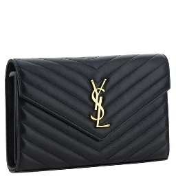 حقيبة كتف من جلد الخروف الأسود (Ovis Aries Aries)