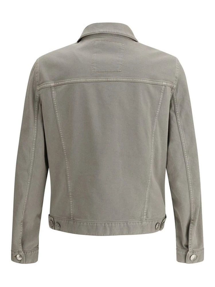 Bicolor Cotton Denim Jacket alternative