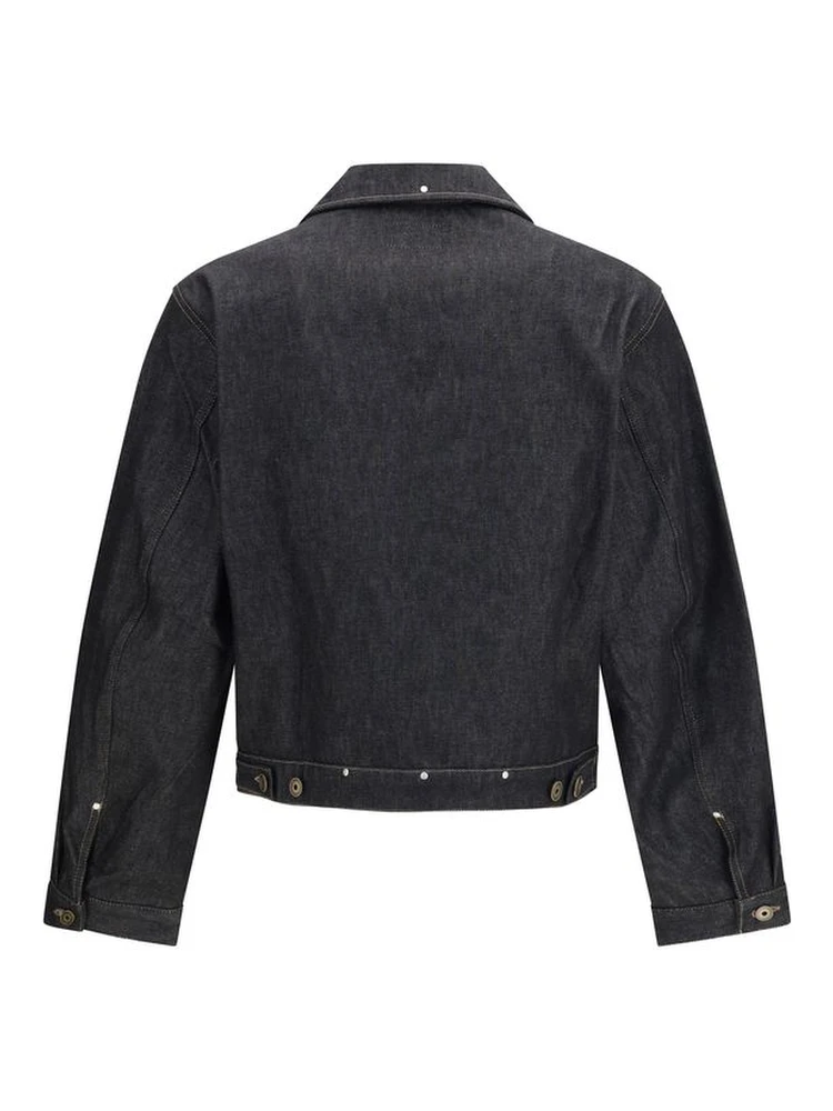 Black Cotton Denim Jacket alternative