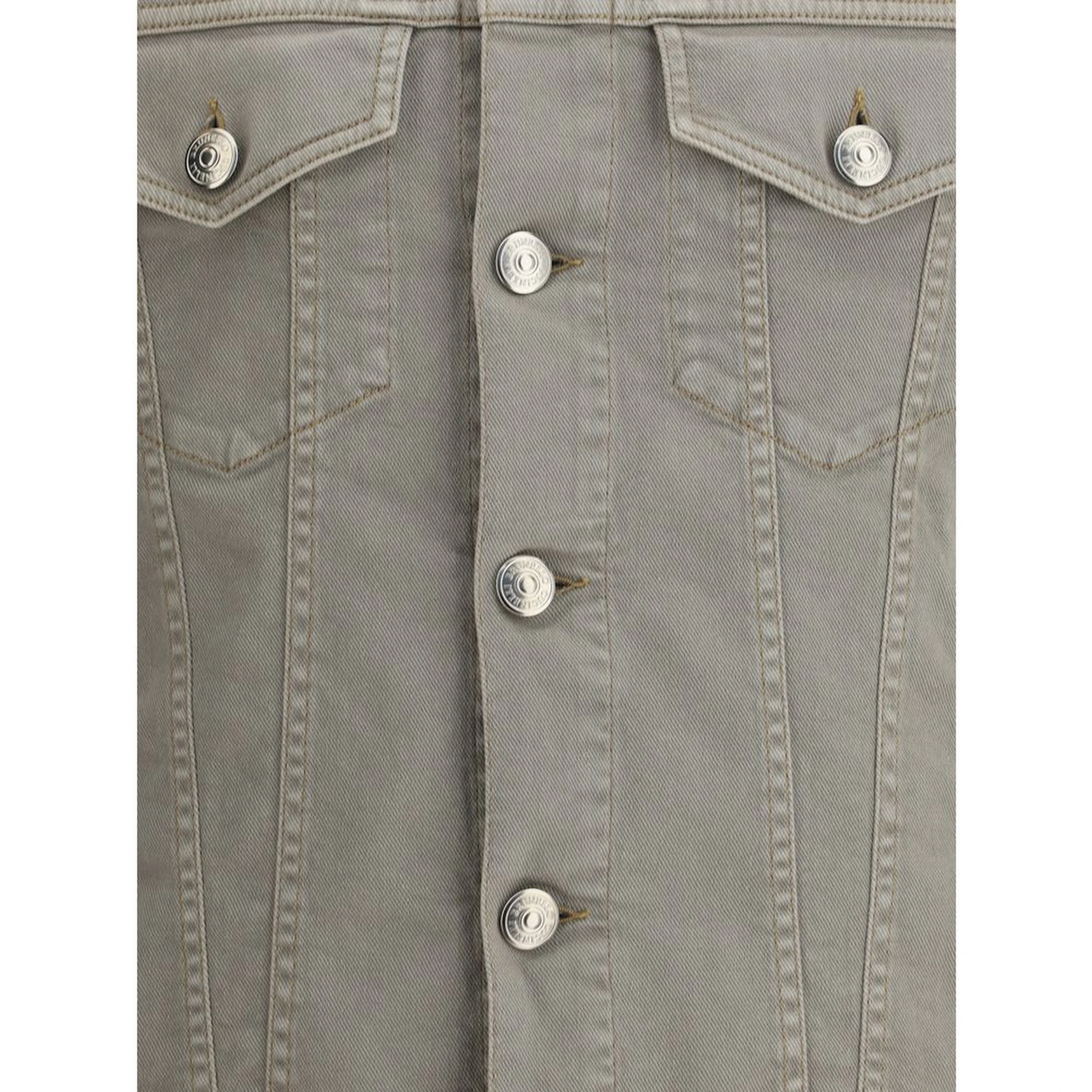 Bicolor Cotton Denim Jacket