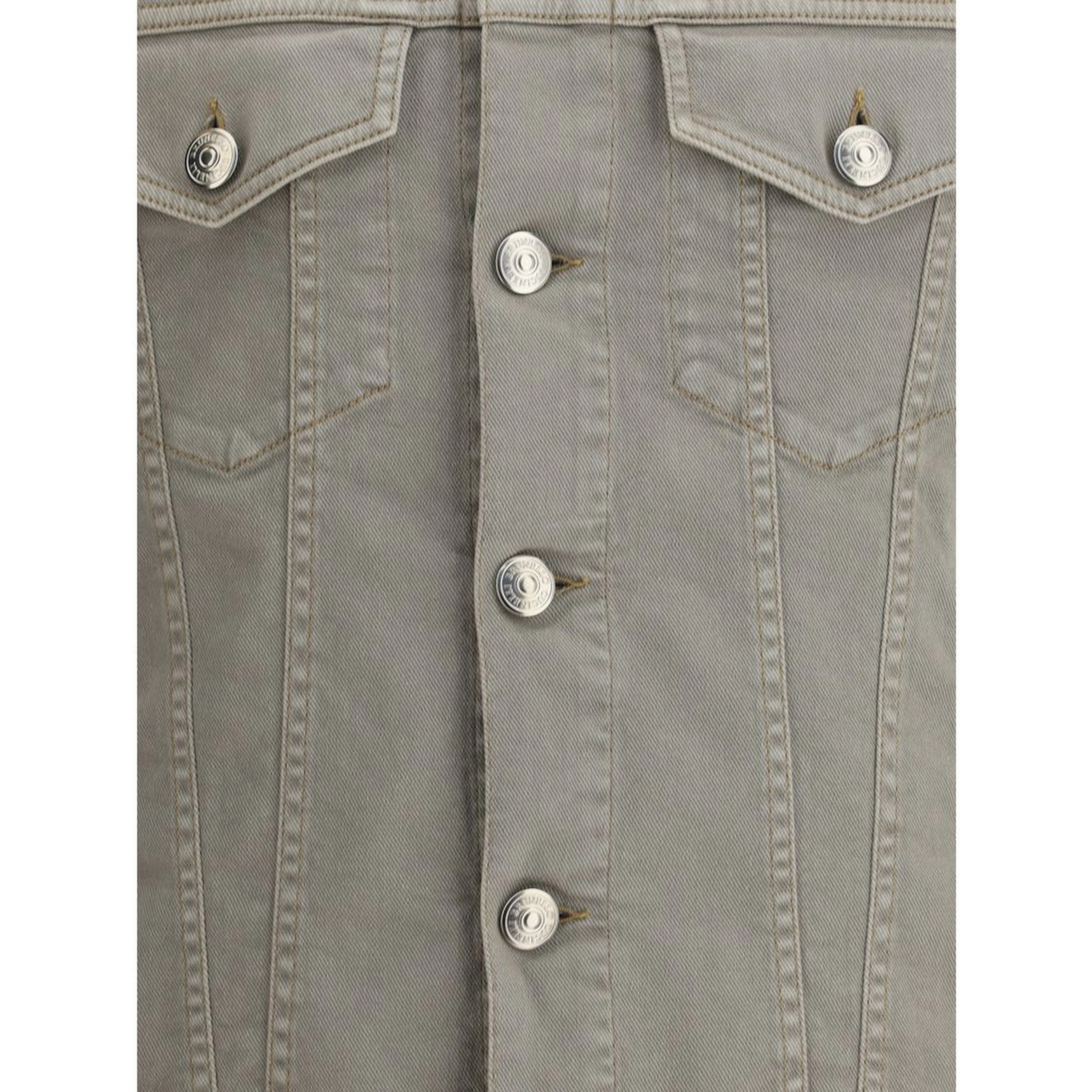 Bicolor Cotton Denim Jacket