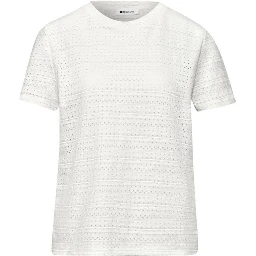 تيشيرت قطني كريمي اللون