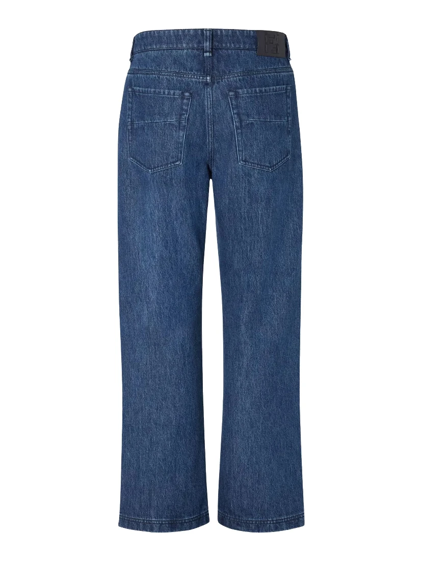 Straight leg jeans 5 pockets