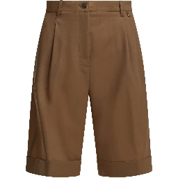 Virgin wool shorts