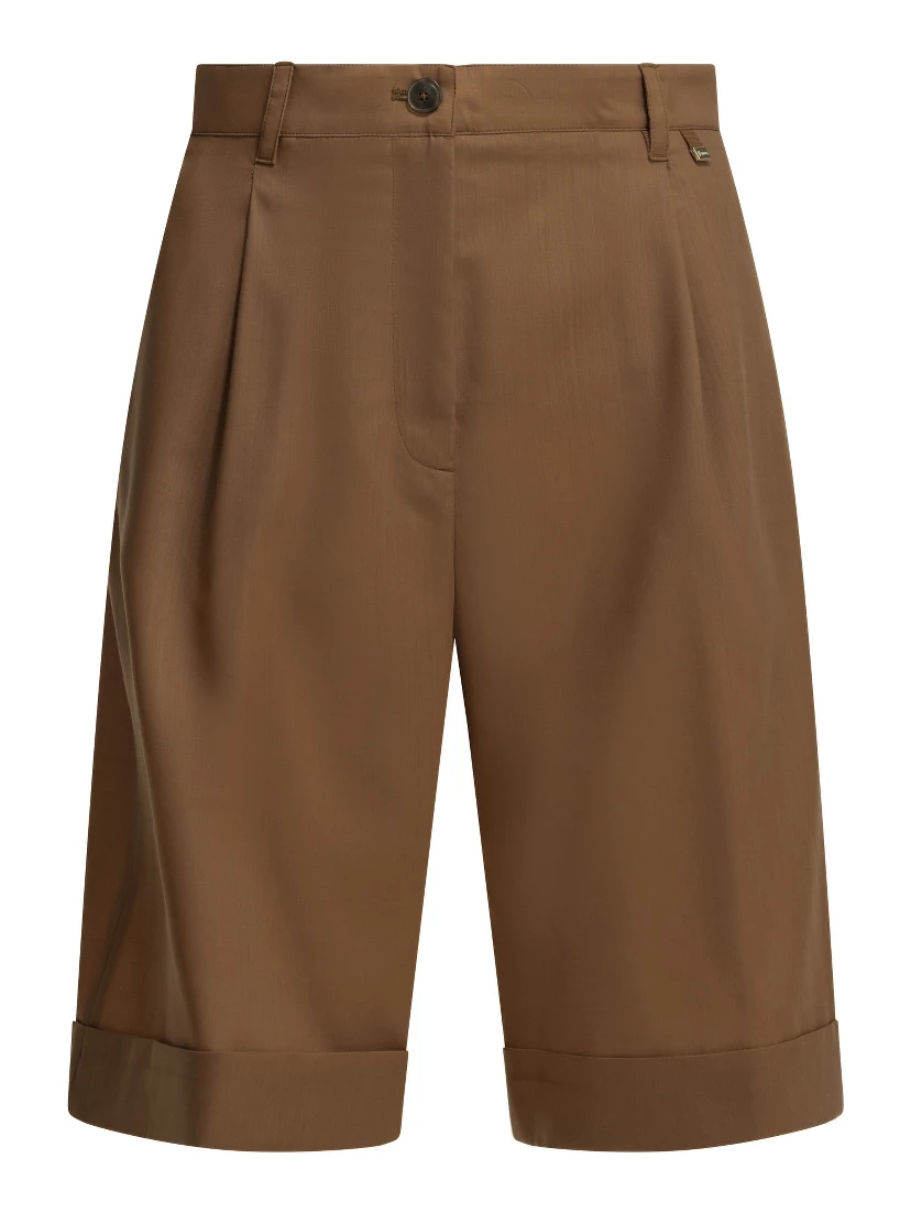 Virgin wool shorts