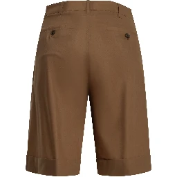 Virgin wool shorts