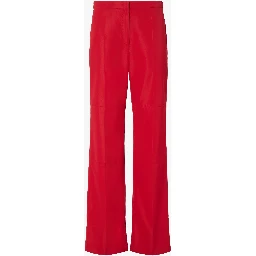 Flared pants in viscose