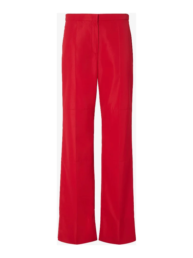 Flared pants in viscose
