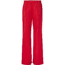 Flared pants in viscose