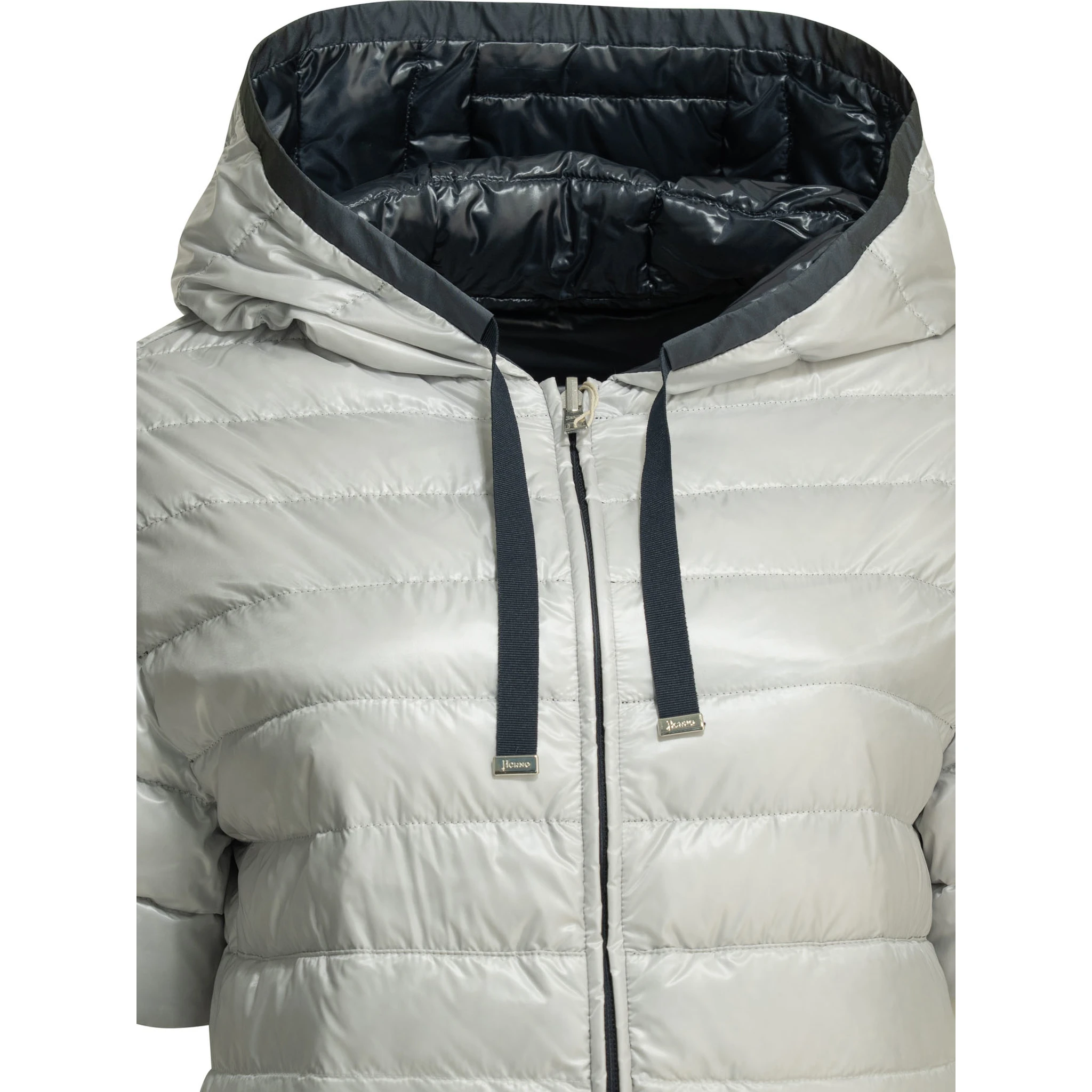 Reversible short sleeves down jacket