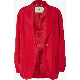 Single breasted blazer jacket