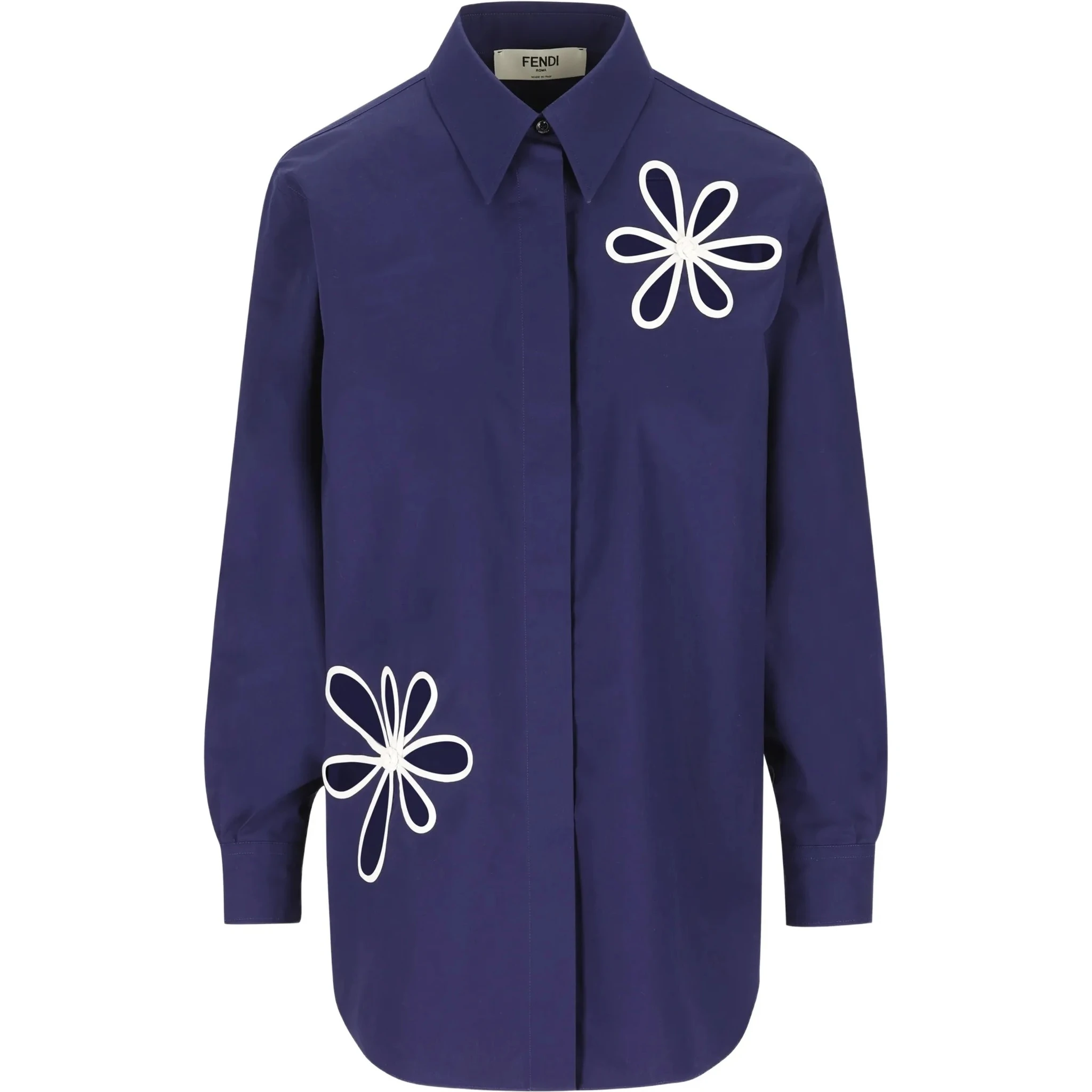 Cotton shirt with cut out