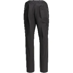 Straight leg tailored pants