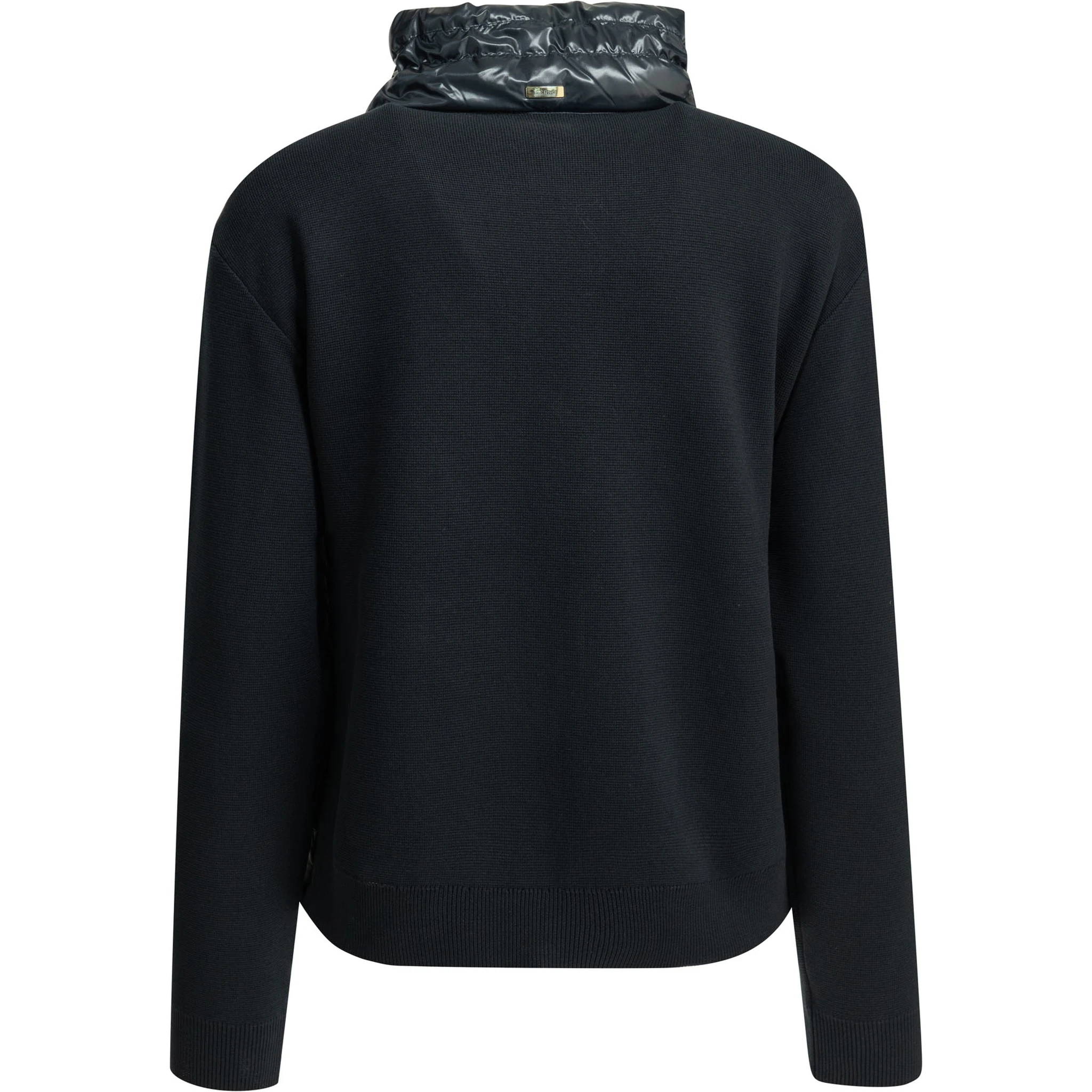 Zippered short down jacket