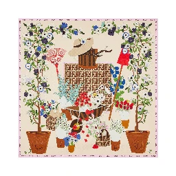 "Fendi Gardening" foulard