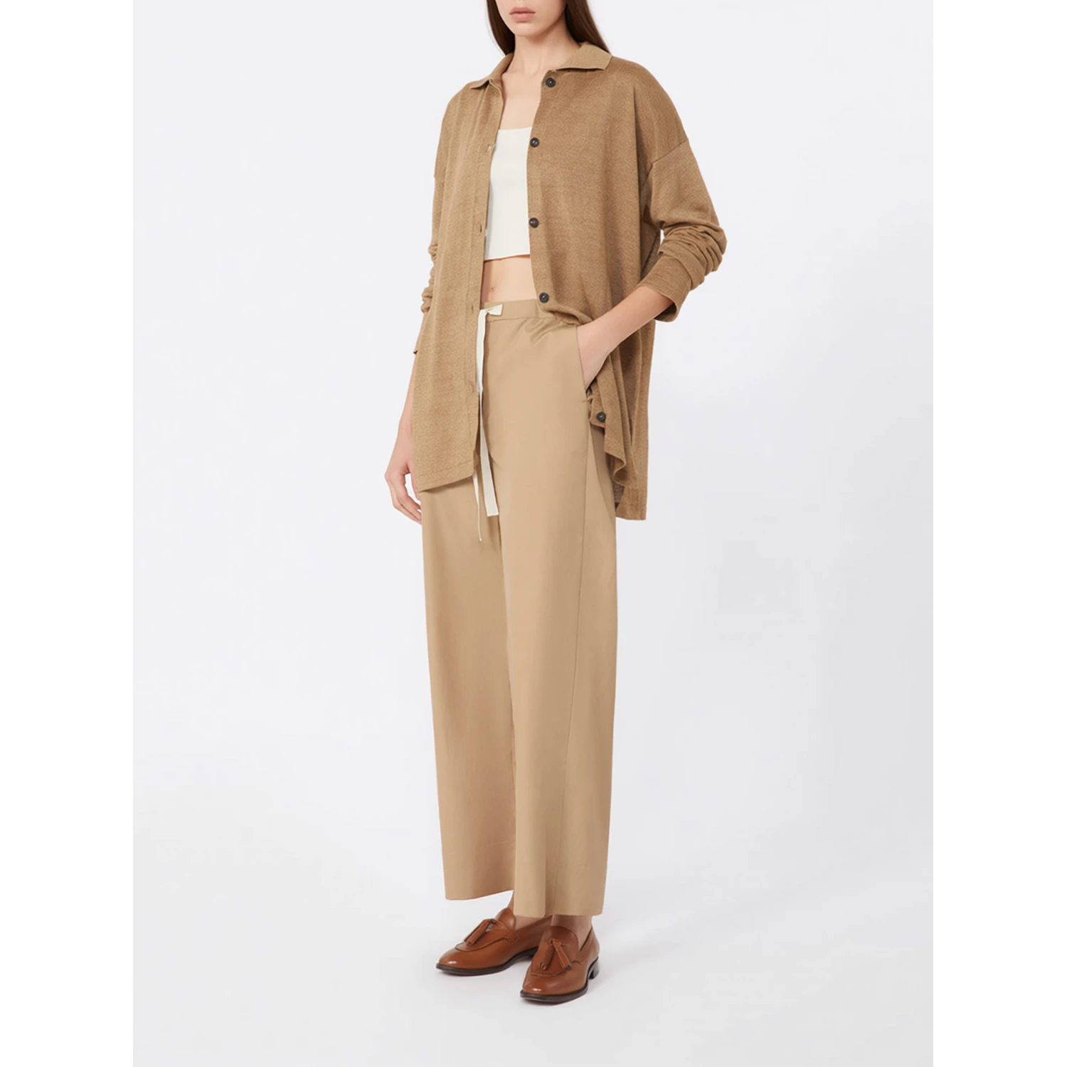 'S MAX MARA SMMARGENTO pants