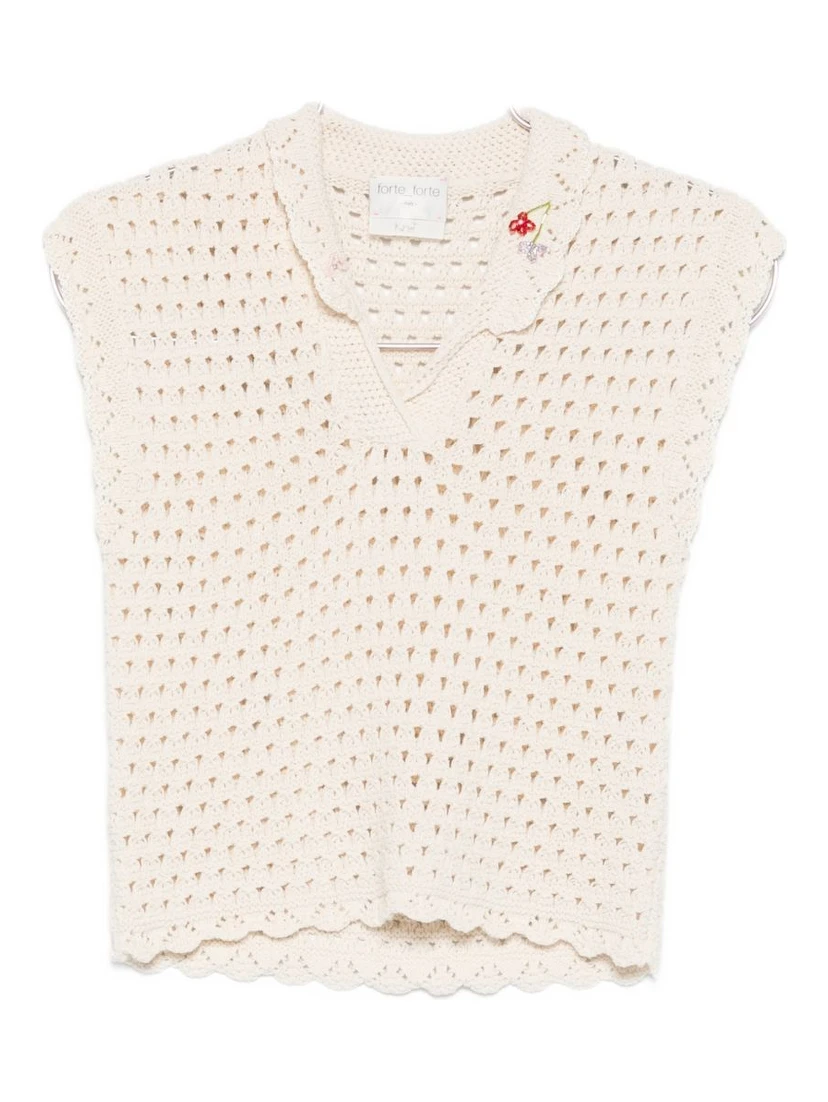 Forte Forte T-shirts and Polos Cream