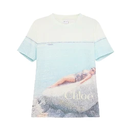 تيشيرتات وبولو من كلوي، لون أزرق شفاف