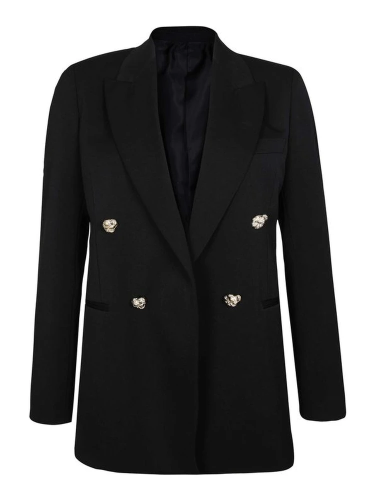 Black Virgin Wool Blazer