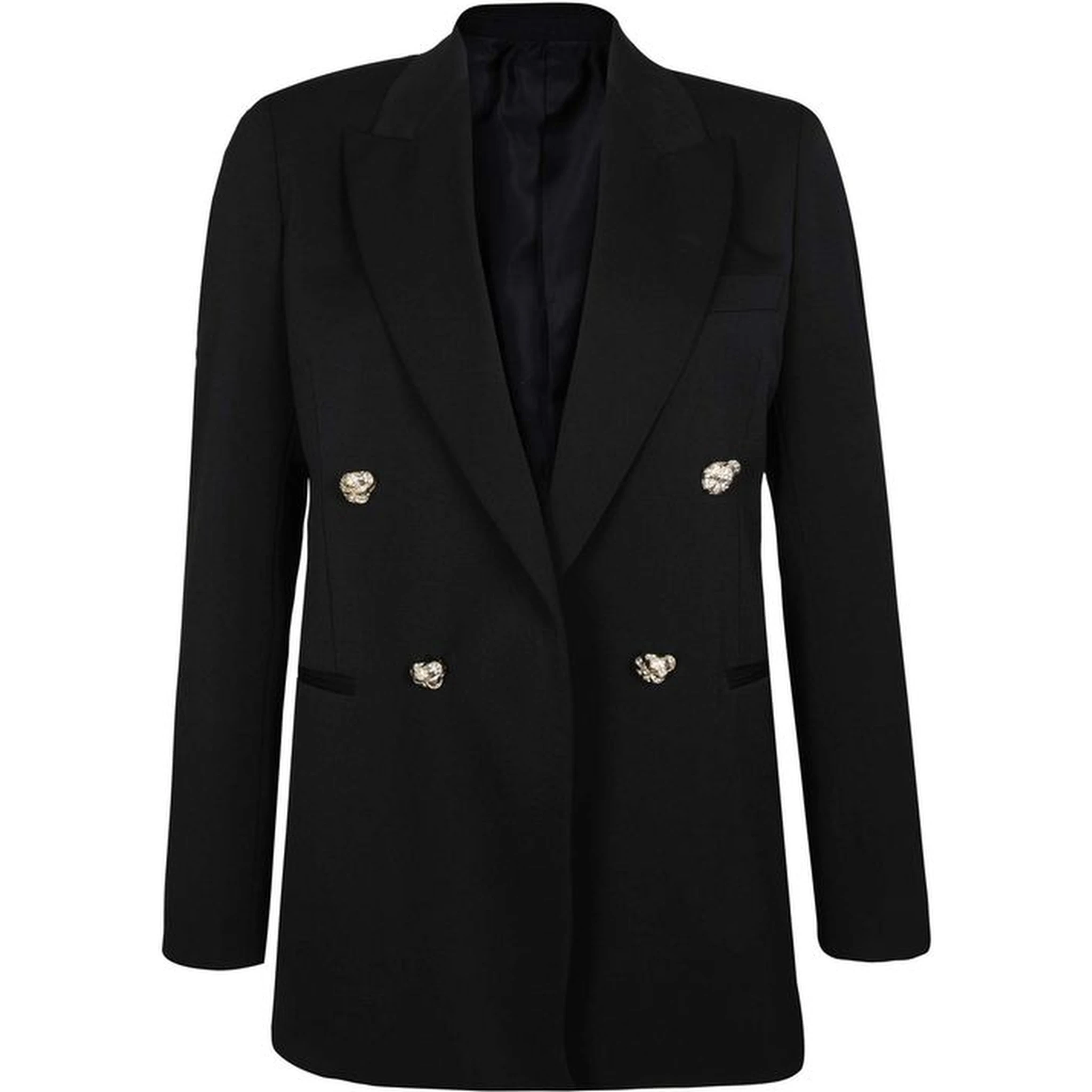 Black Virgin Wool Blazer