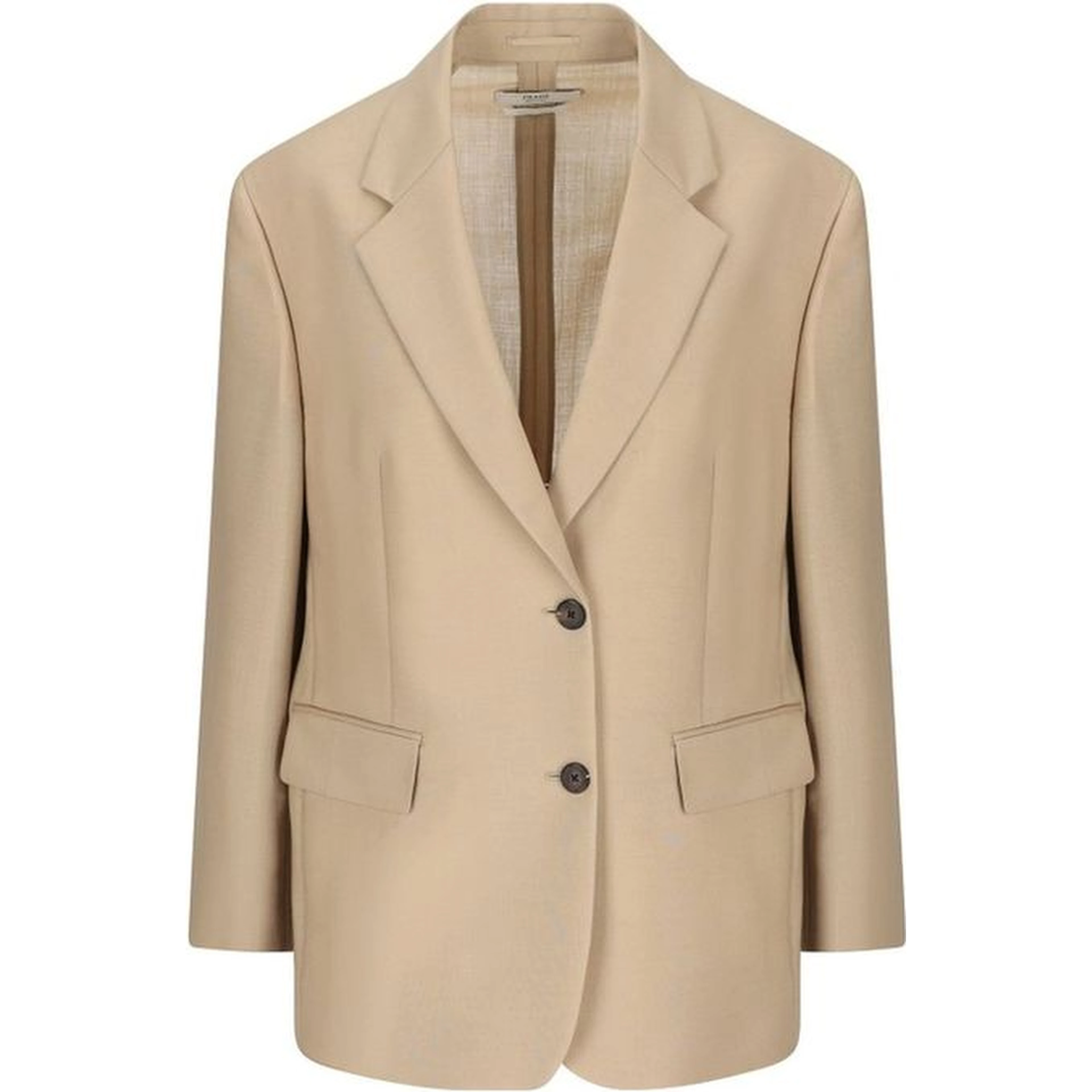 Beige Mohair Blazer