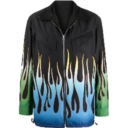 Black Cotton Shell Jacket