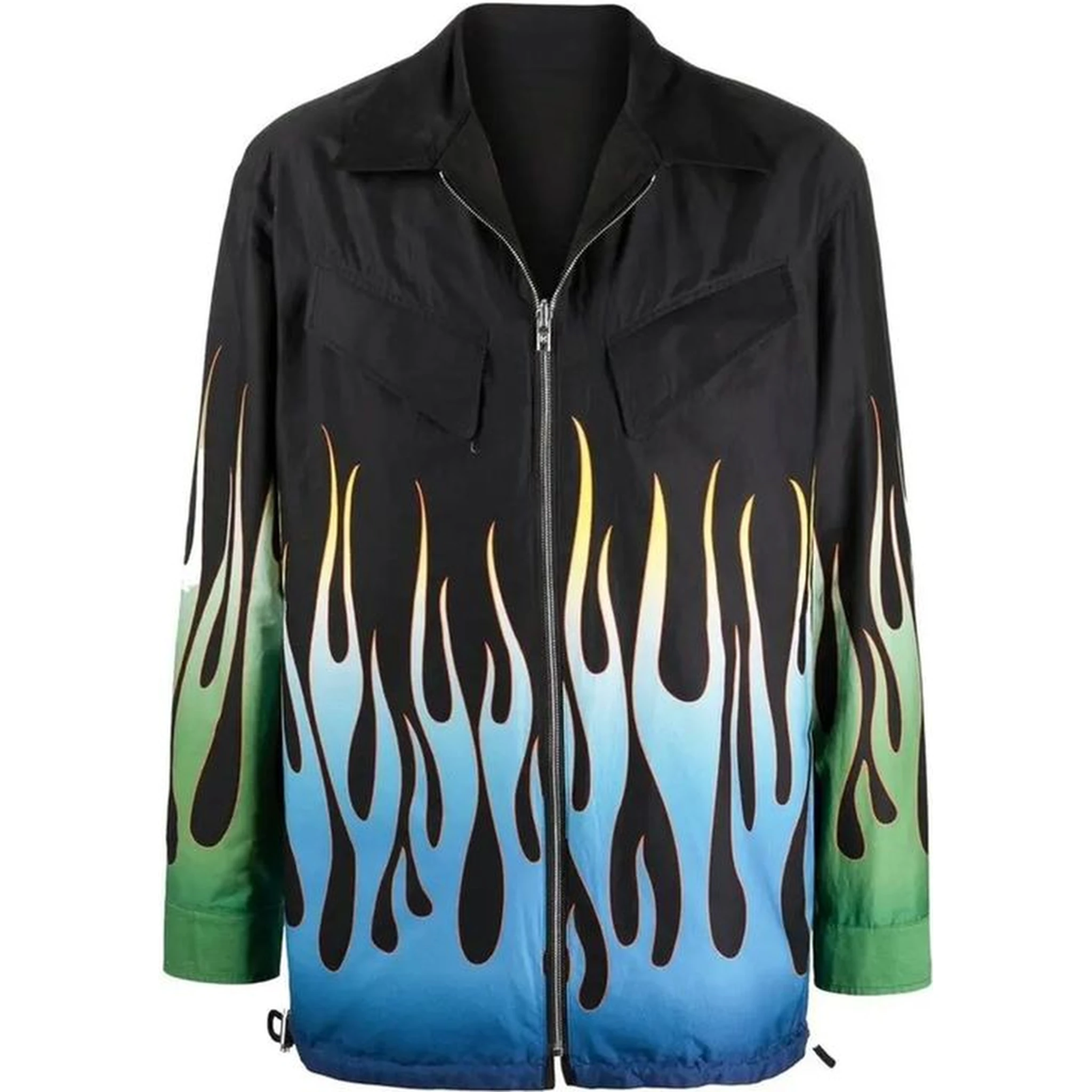 Black Cotton Shell Jacket