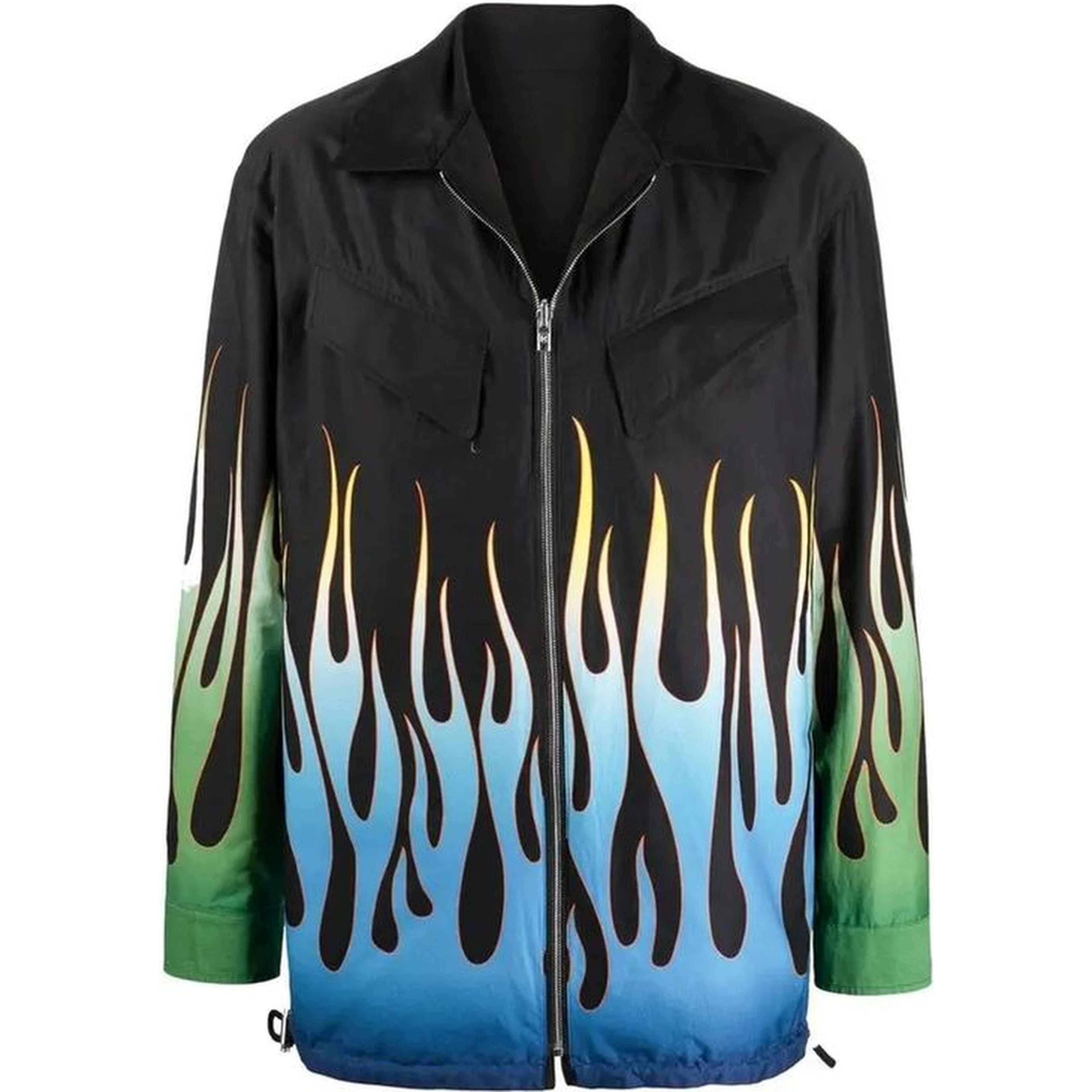 Black Cotton Shell Jacket