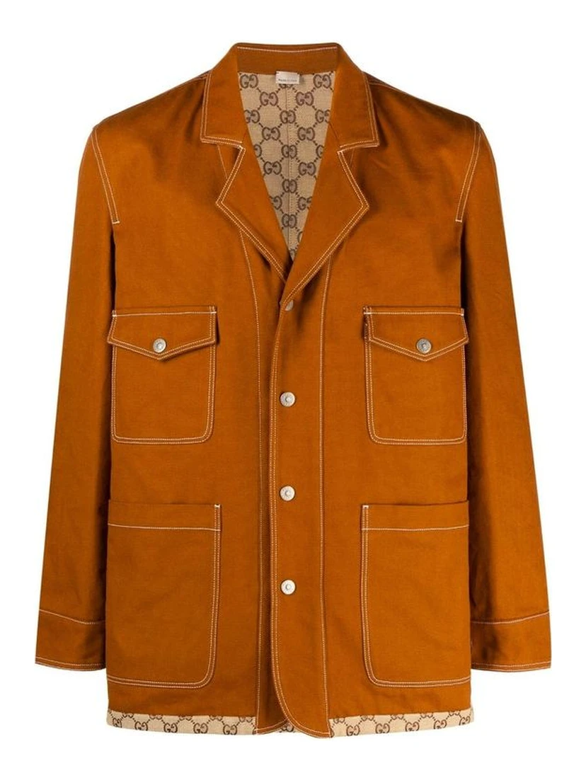 Brown Cotton Coat