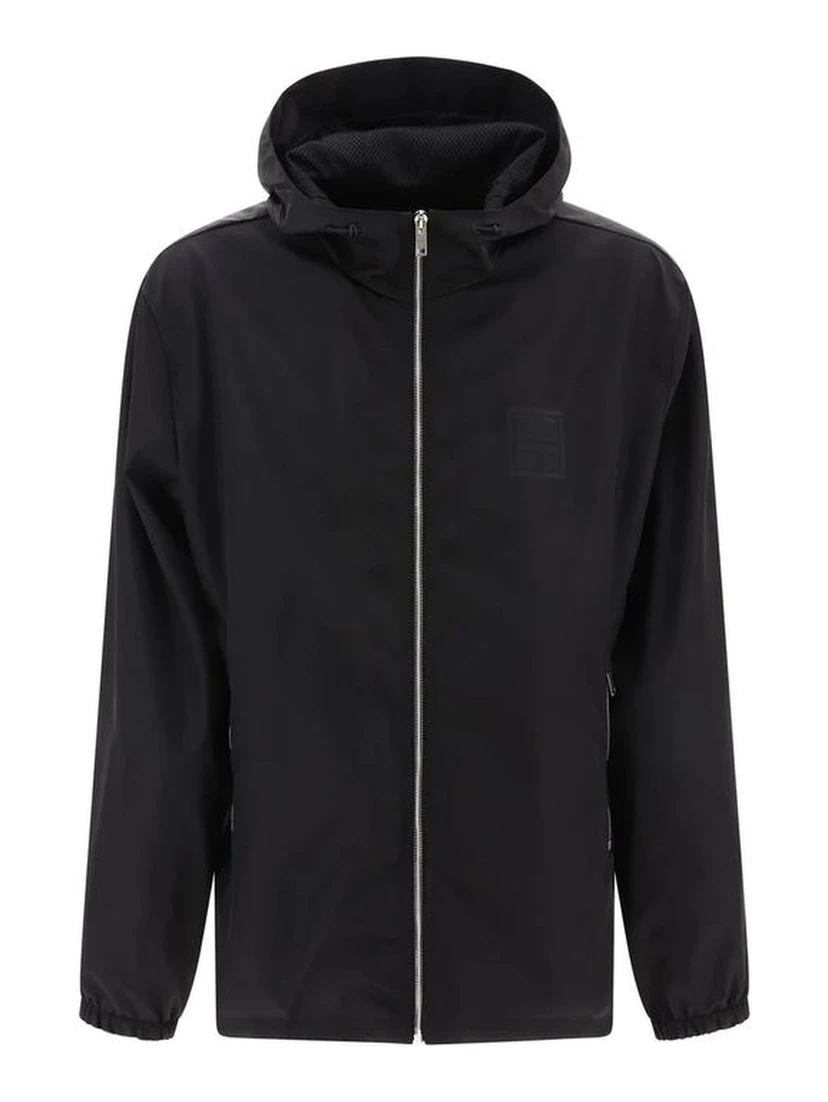 Black Nylon Shell Jacket