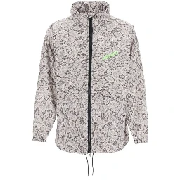 Beige Polyester Shell Jacket