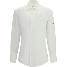White Cotton Dress Shirt