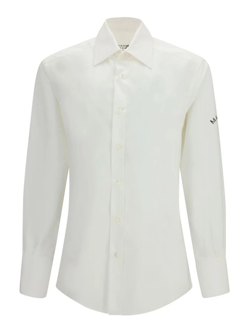 White Cotton Dress Shirt