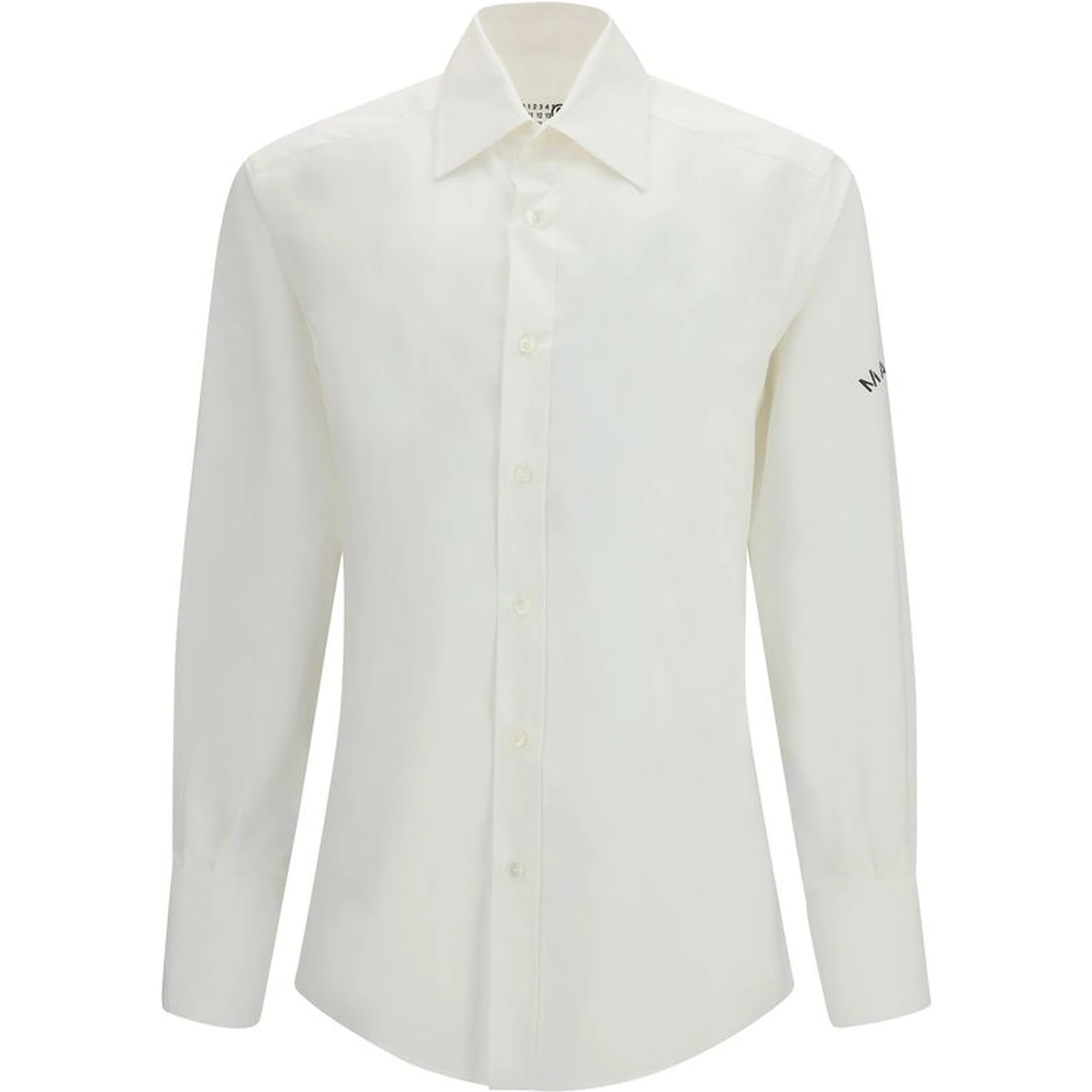 White Cotton Dress Shirt