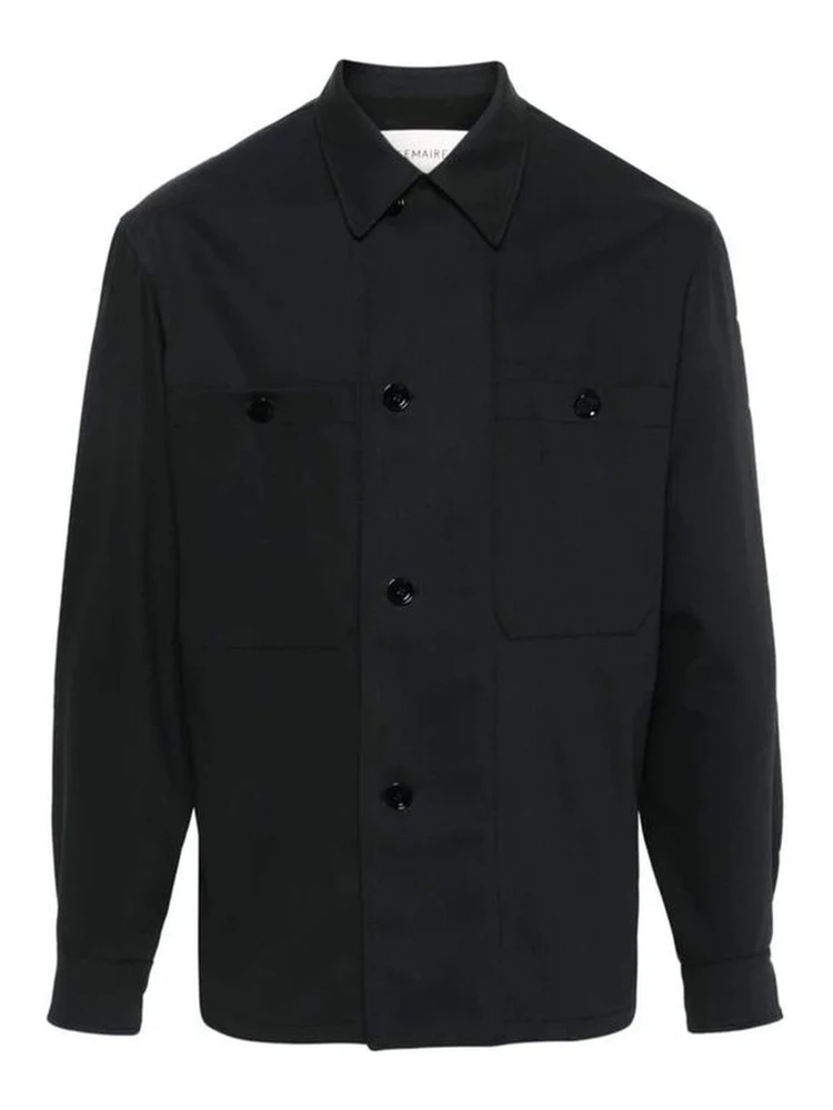 Black Virgin Wool Coat