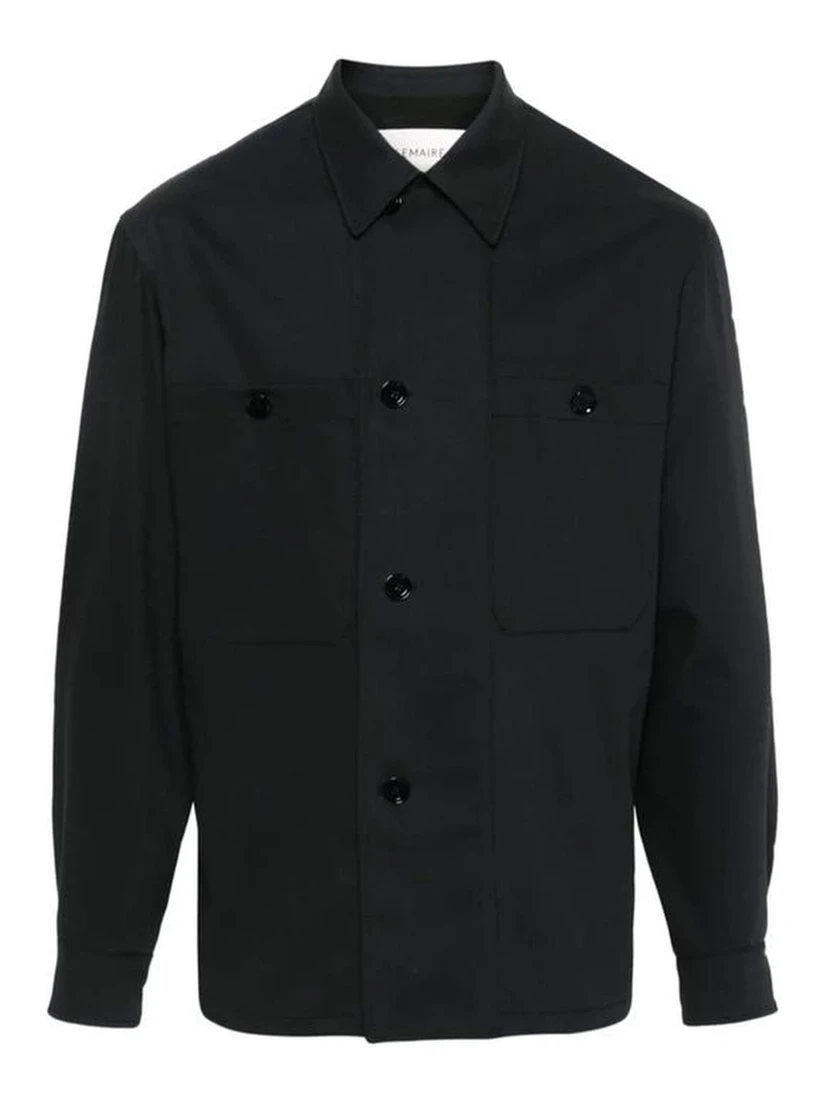 Black Virgin Wool Coat