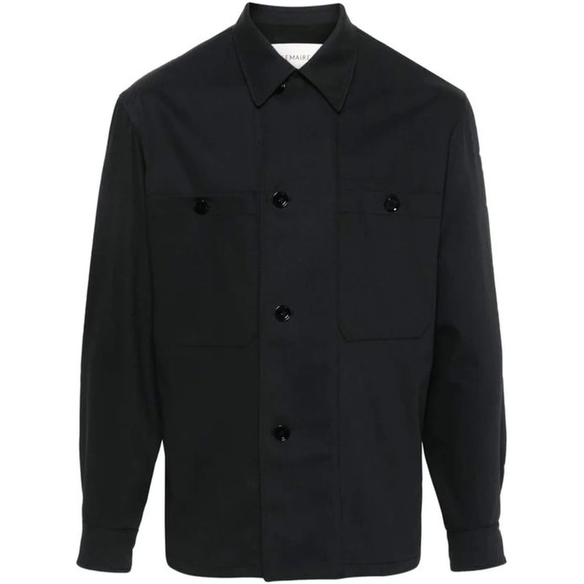 Black Virgin Wool Coat